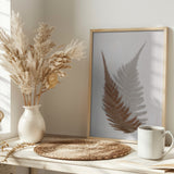 Autumn Fern Poster och Canvastavla