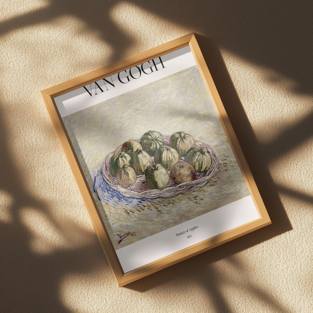 Basket of Apples (1887) Poster och Canvastavla