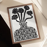 Vase and Flowers 03 Theprintablestudio 24x32inch Poster och Canvastavla