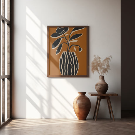 Ochre Still Life No 5 Poster och Canvastavla