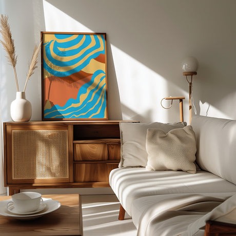 The Blue Sarong Poster och Canvastavla