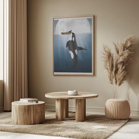 Orca Poster och Canvastavla