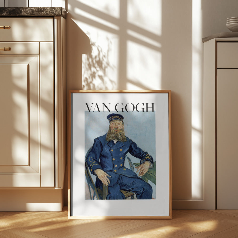 Portrait of the Postman Joseph Roulin (1888) Poster och Canvastavla