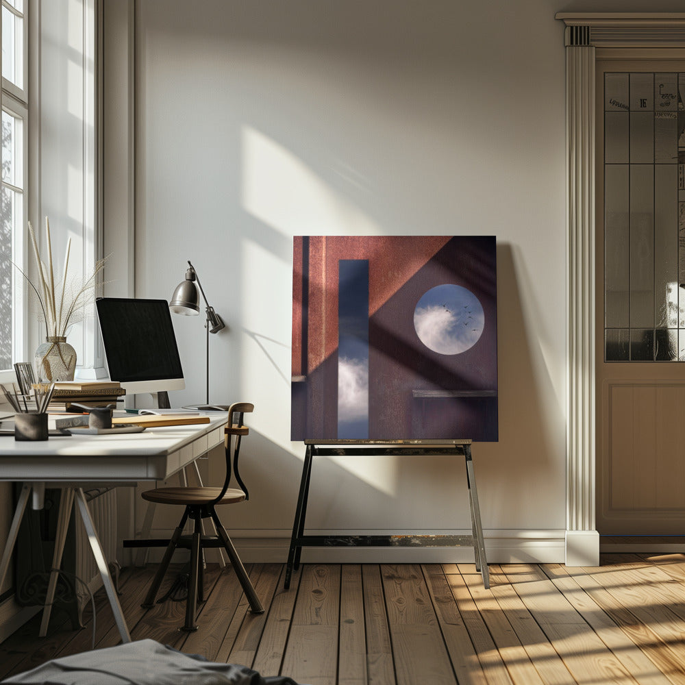 Bird watching station Poster och Canvastavla