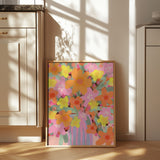 Neon Bouquet Poster och Canvastavla