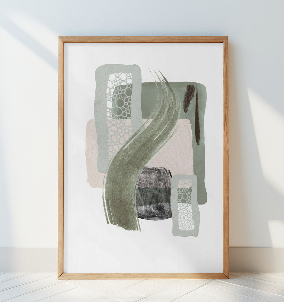 Shadows of Emerald-3 Poster och Canvastavla