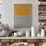 Minimal Yellow Poster och Canvastavla