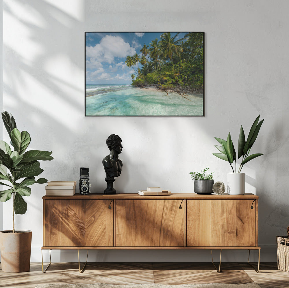 Turquoise Bay Poster och Canvastavla