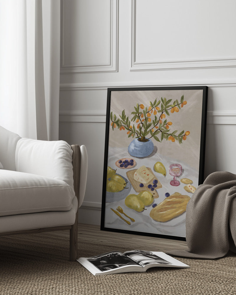Gin and Tonic In the Afternoon Sun Illustration Poster och Canvastavla