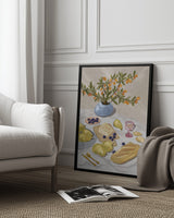 Gin and Tonic In the Afternoon Sun Illustration Poster och Canvastavla