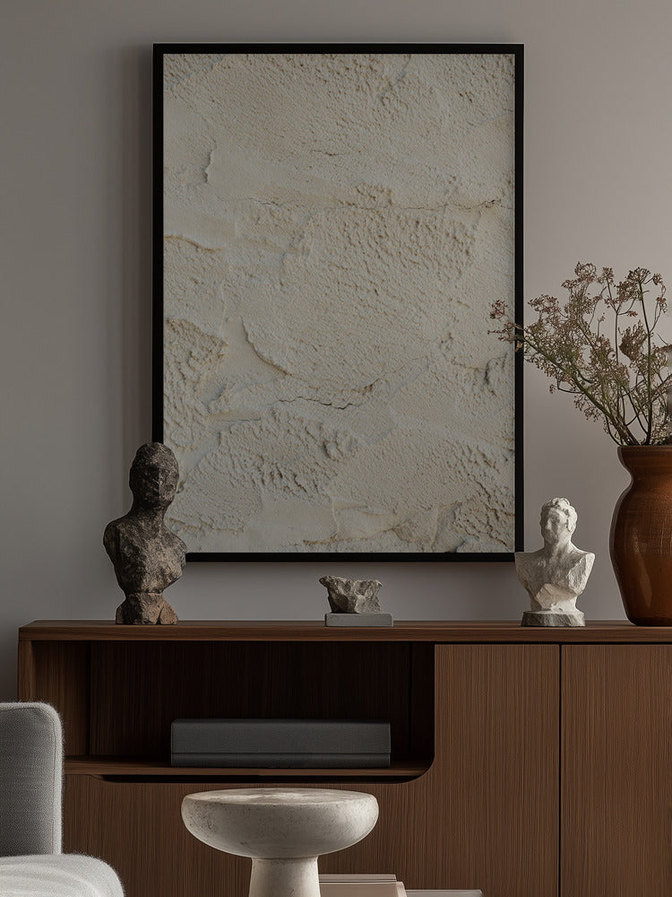 Beige Texture II Poster och Canvastavla