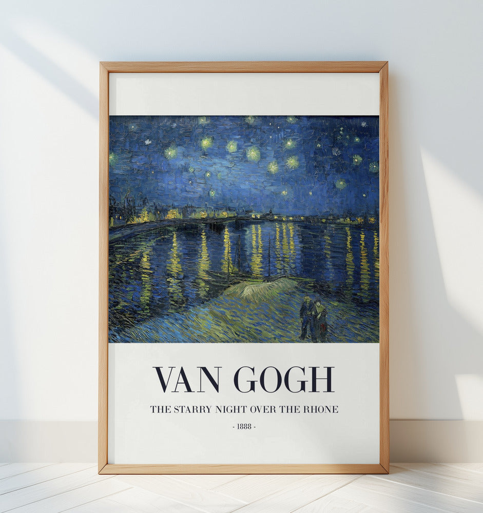 The Starry Night Over The Rhone Poster och Canvastavla