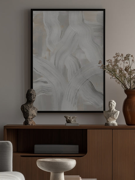 Abstract Brush Strokes 126 Poster och Canvastavla