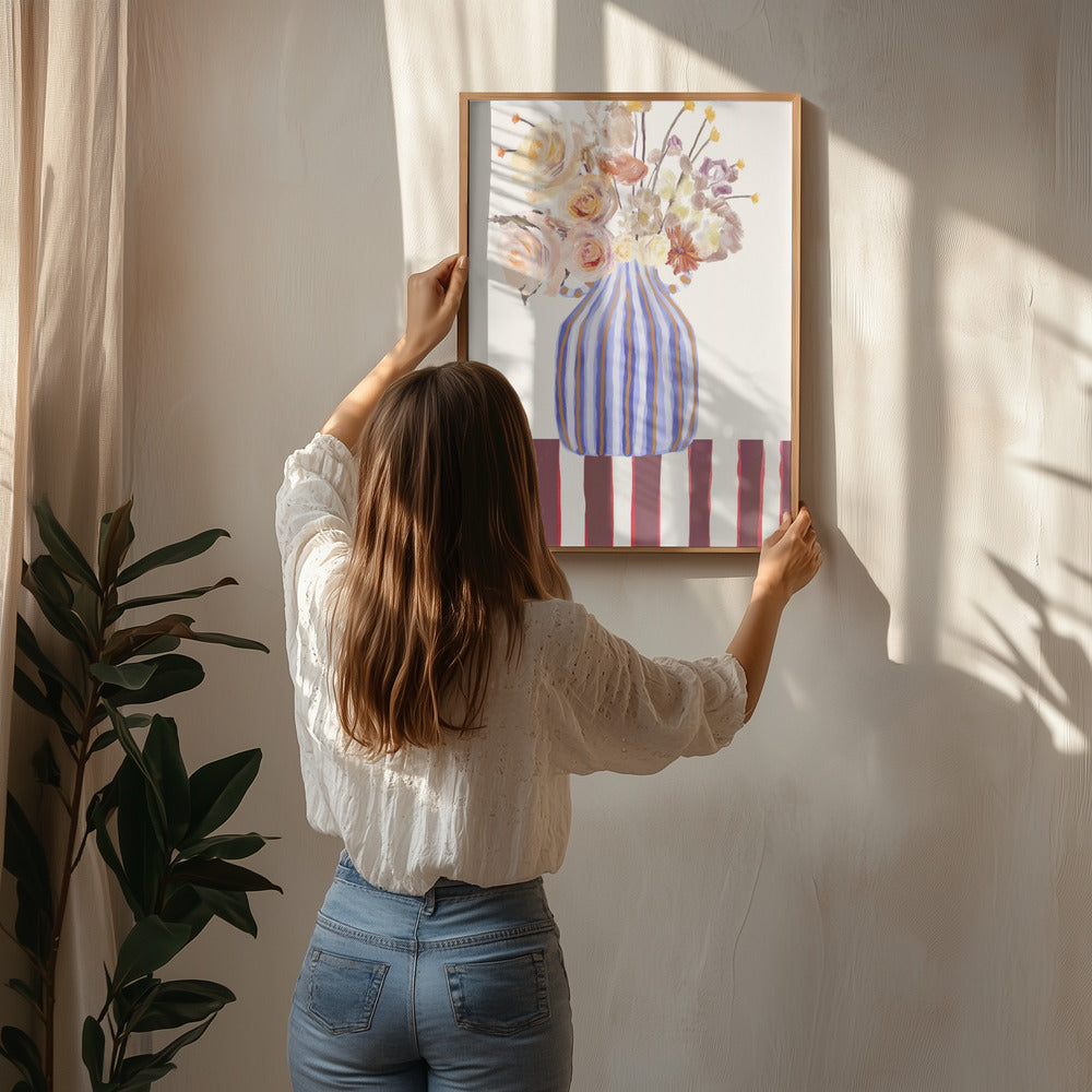 Still Life With Flowers 1 Poster och Canvastavla