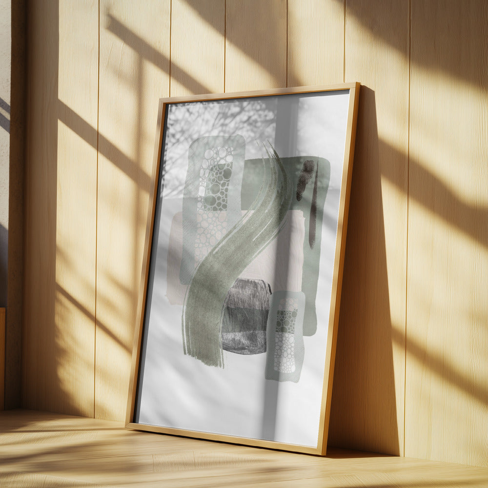 Shadows of Emerald-3 Poster och Canvastavla