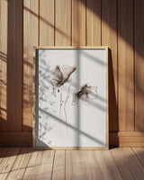 FUNKY FLOWERS digital watercolor painting Poster och Canvastavla