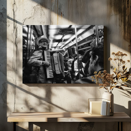 Music on the subway Poster och Canvastavla