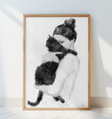 Cat Lover Poster och Canvastavla