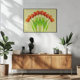 bouquet of tulips Poster och Canvastavla