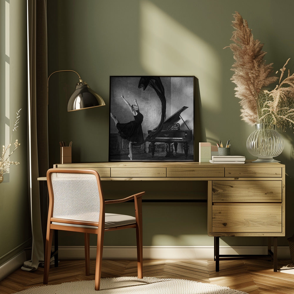 Dancer in black Poster och Canvastavla