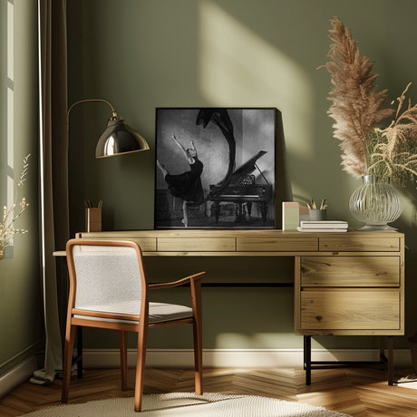 Dancer in black Poster och Canvastavla