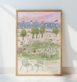 Parisian Garden 70x100 Poster och Canvastavla