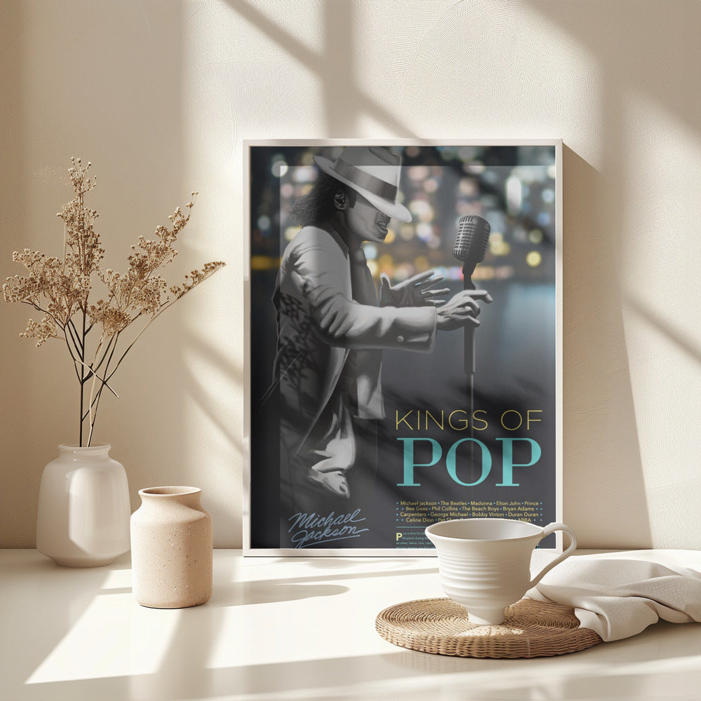 Pop Legend- Michael Jackson Poster och Canvastavla