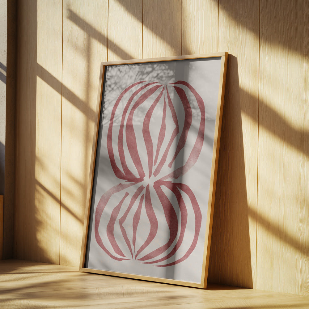 New Vase Line Art Poster och Canvastavla