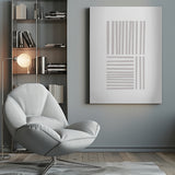 Calming Lines No 4 Poster och Canvastavla
