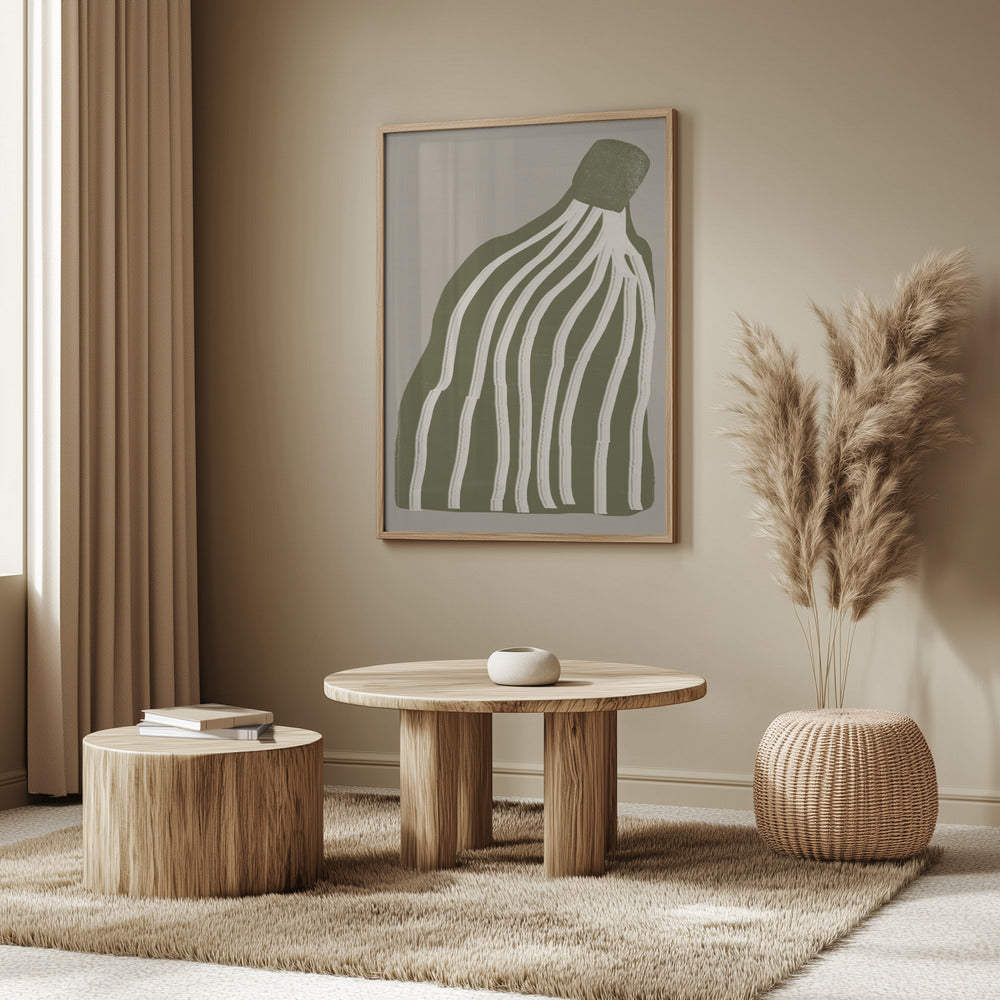 Modern Flower Poster och Canvastavla