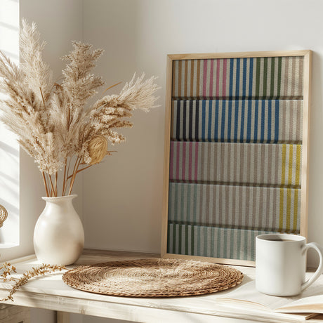 Pelco Stripe Multi Pictufy Poster och Canvastavla