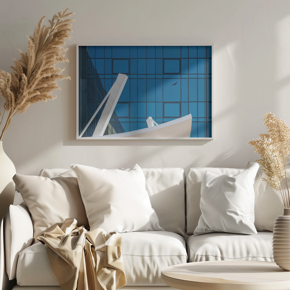 The white entry Poster och Canvastavla