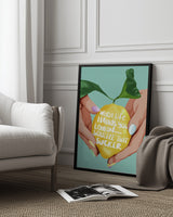 Squeeze That Lemon Poster och Canvastavla