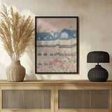 Sunset Over Paris 70x100 Poster och Canvastavla