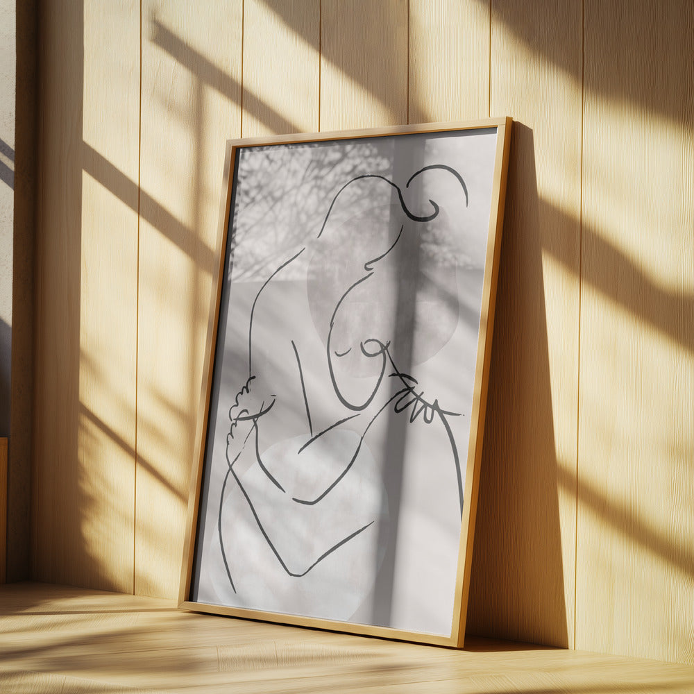 The Hug Poster och Canvastavla