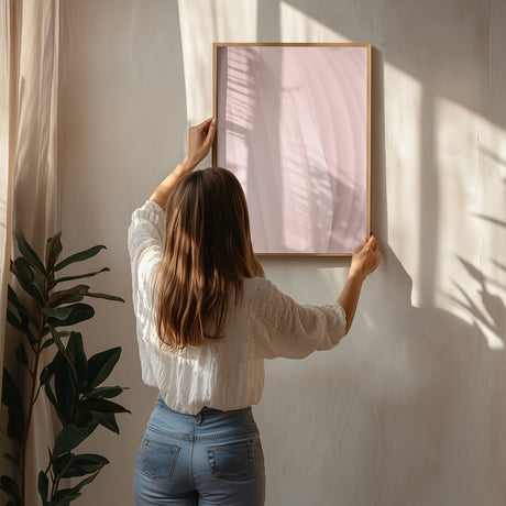 Light Pink Poster och Canvastavla