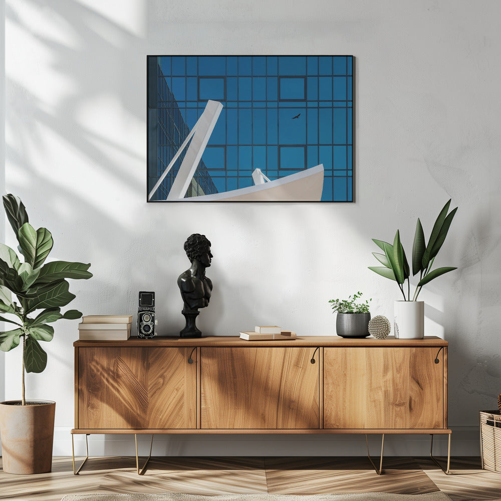 The white entry Poster och Canvastavla