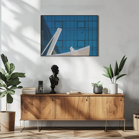 The white entry Poster och Canvastavla