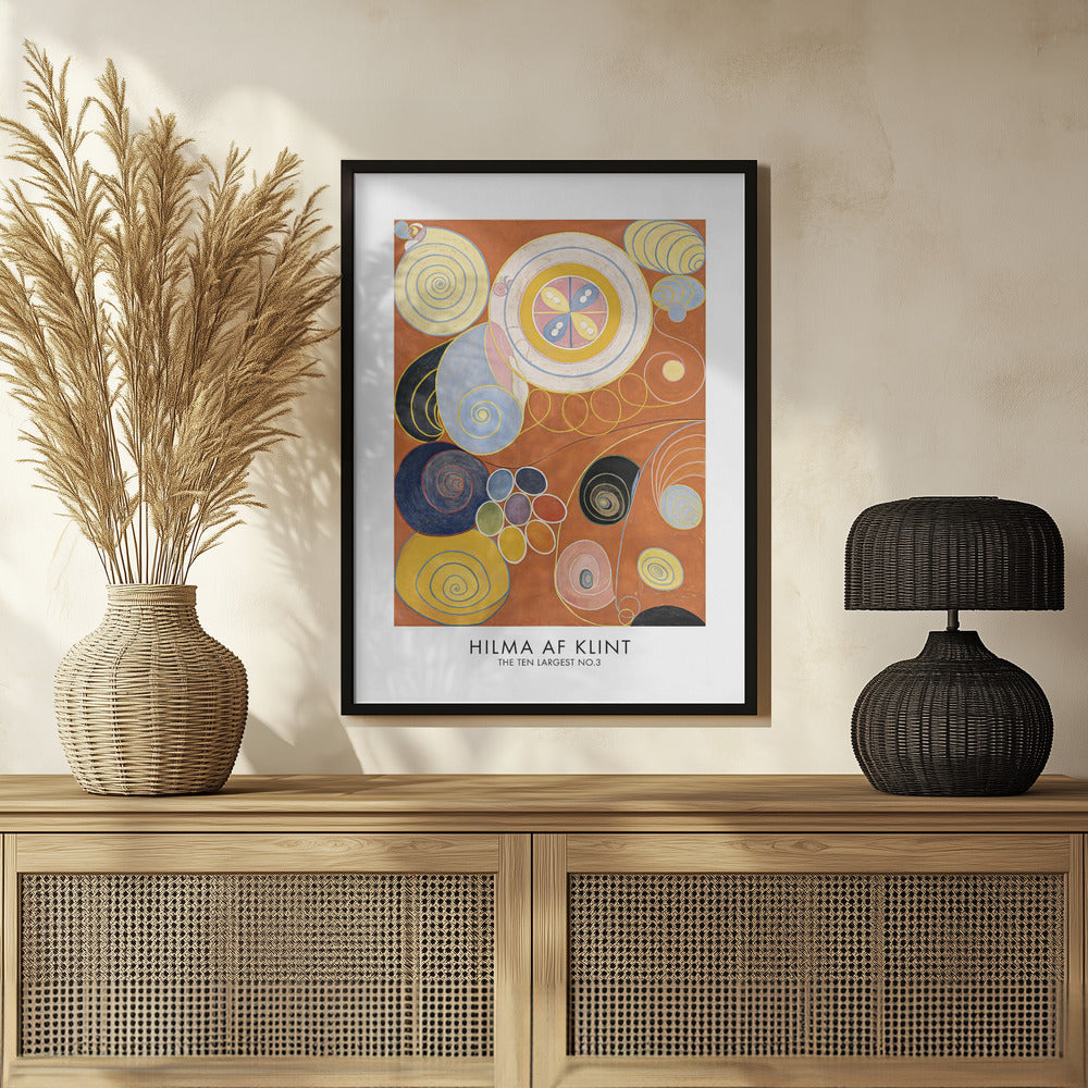 The Ten Largest No.3 Poster Poster och Canvastavla