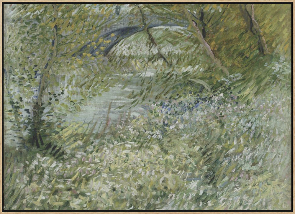 River Bank In Springtime (1887) Poster och Canvastavla