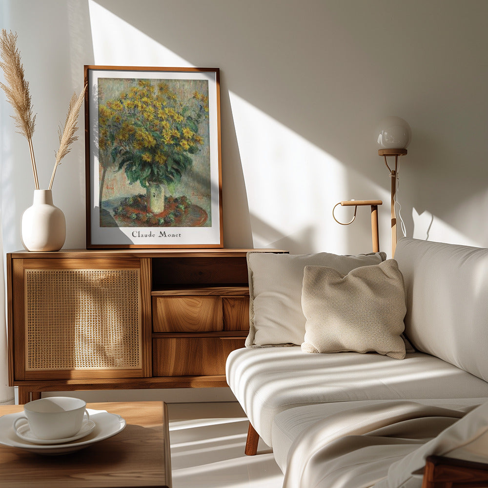 Jerusalem Artichoke Flowers Poster och Canvastavla