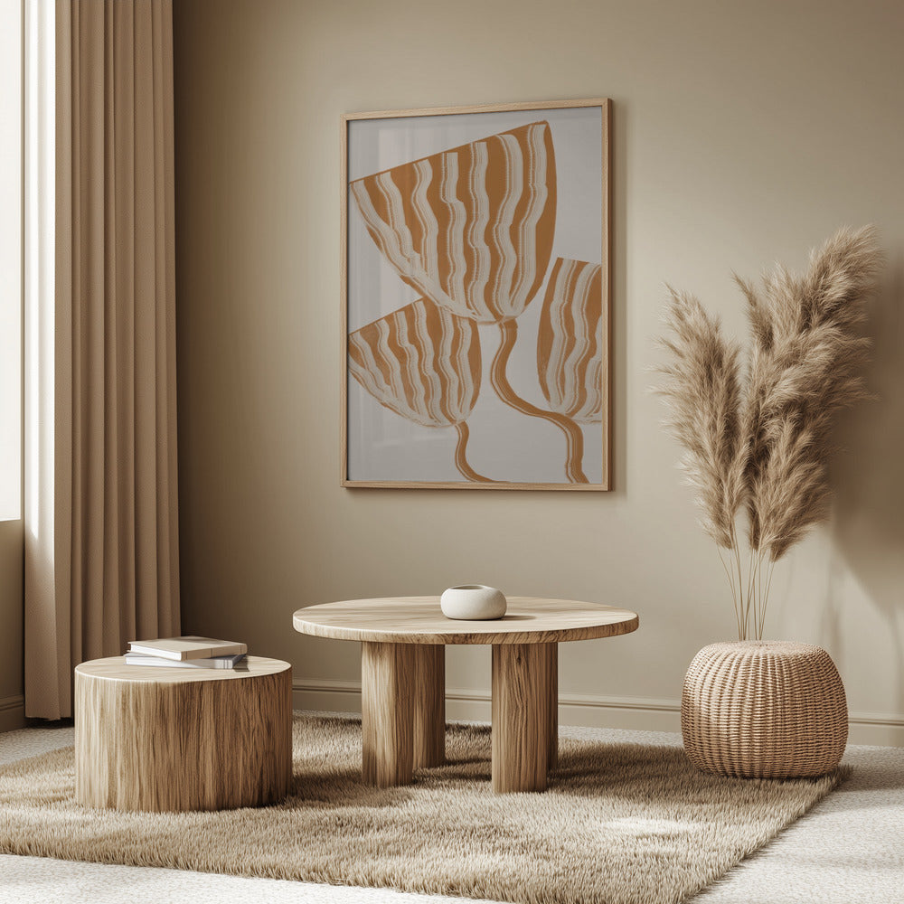 Modern Flowers Poster och Canvastavla