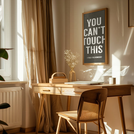 You can't touch this Poster och Canvastavla