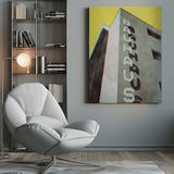 Bauhaus Dessau architecture in vintage magazine style Poster och Canvastavla