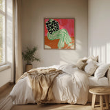 Calm Woman Portrait Poster och Canvastavla