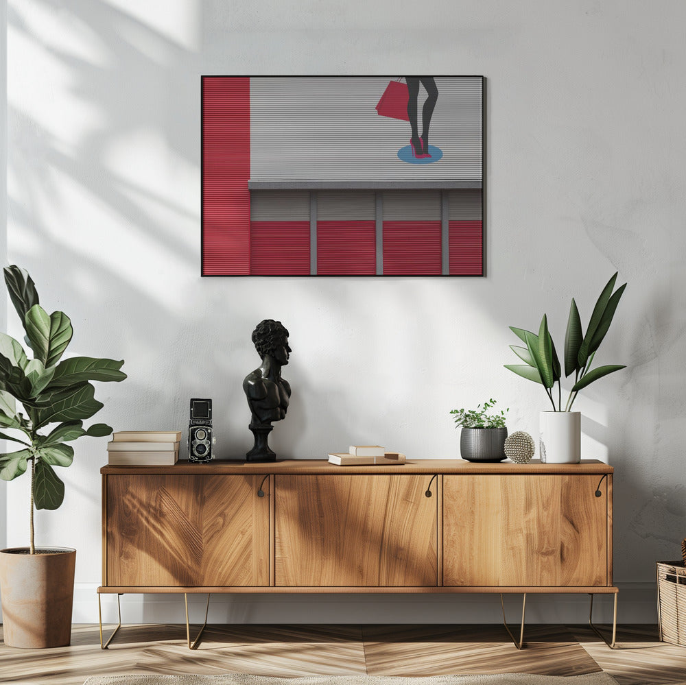 Shopping Poster och Canvastavla