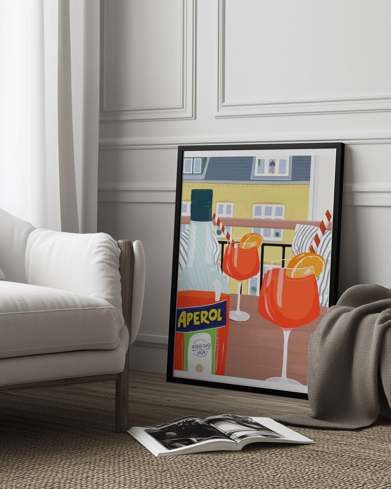 Balcony "Hygge" Poster och Canvastavla