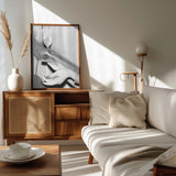 Champagne Hands Black and White Poster och Canvastavla