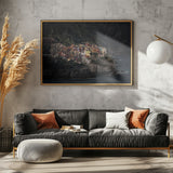 Spotlighted Manarola Poster och Canvastavla