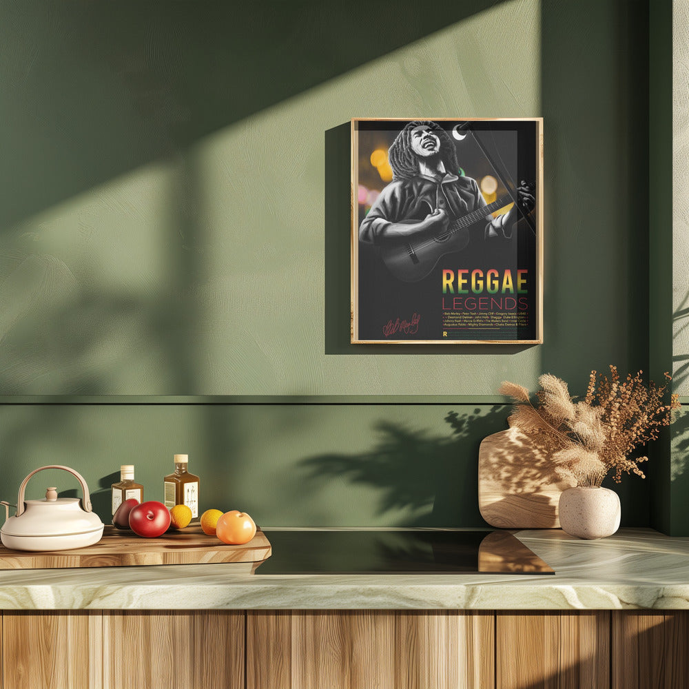 Legends Series- Reggae Poster och Canvastavla